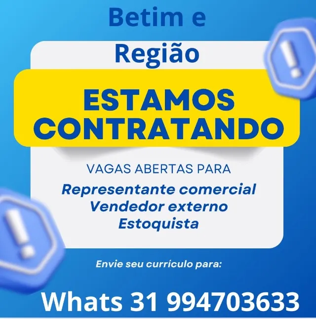 Vagas de emprego para Betim e região