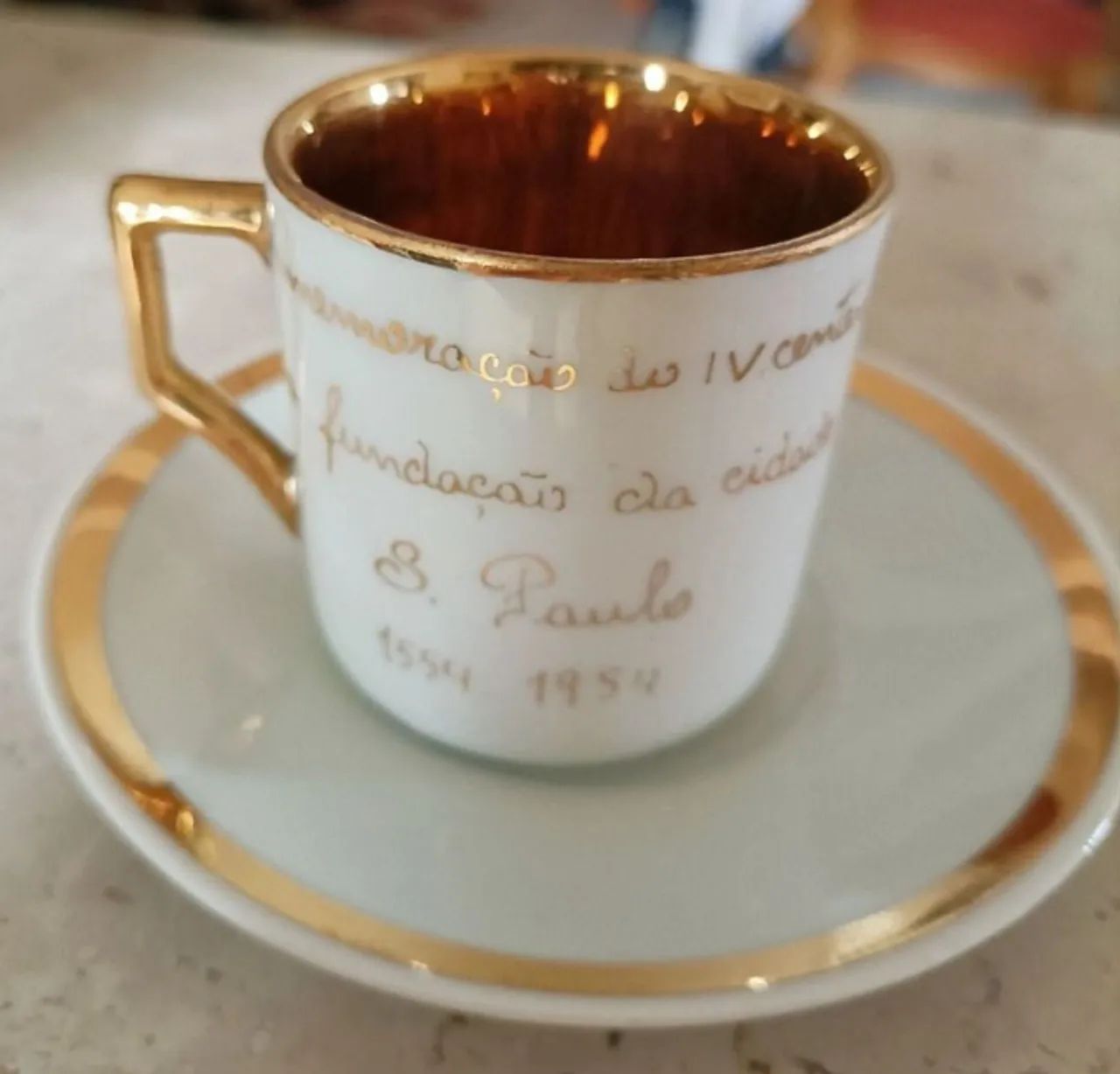XÍCARA EM OURO - RARIDADE - Foto 2