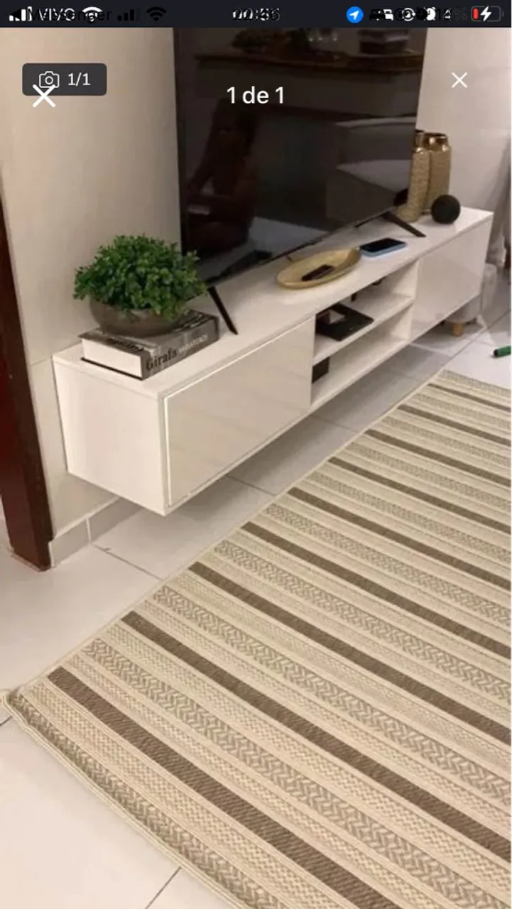 Tapete listrado para sala