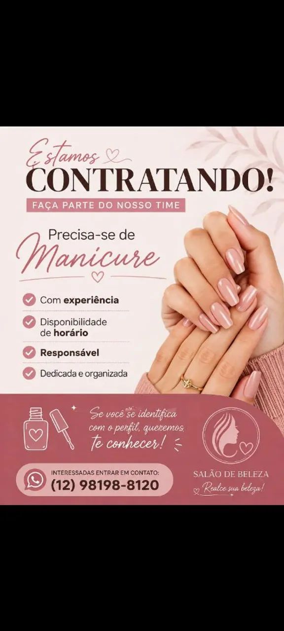 Temos vagas 