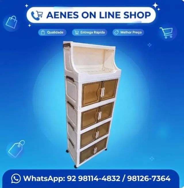 Armário Multiuso Desmontável - Foto 3