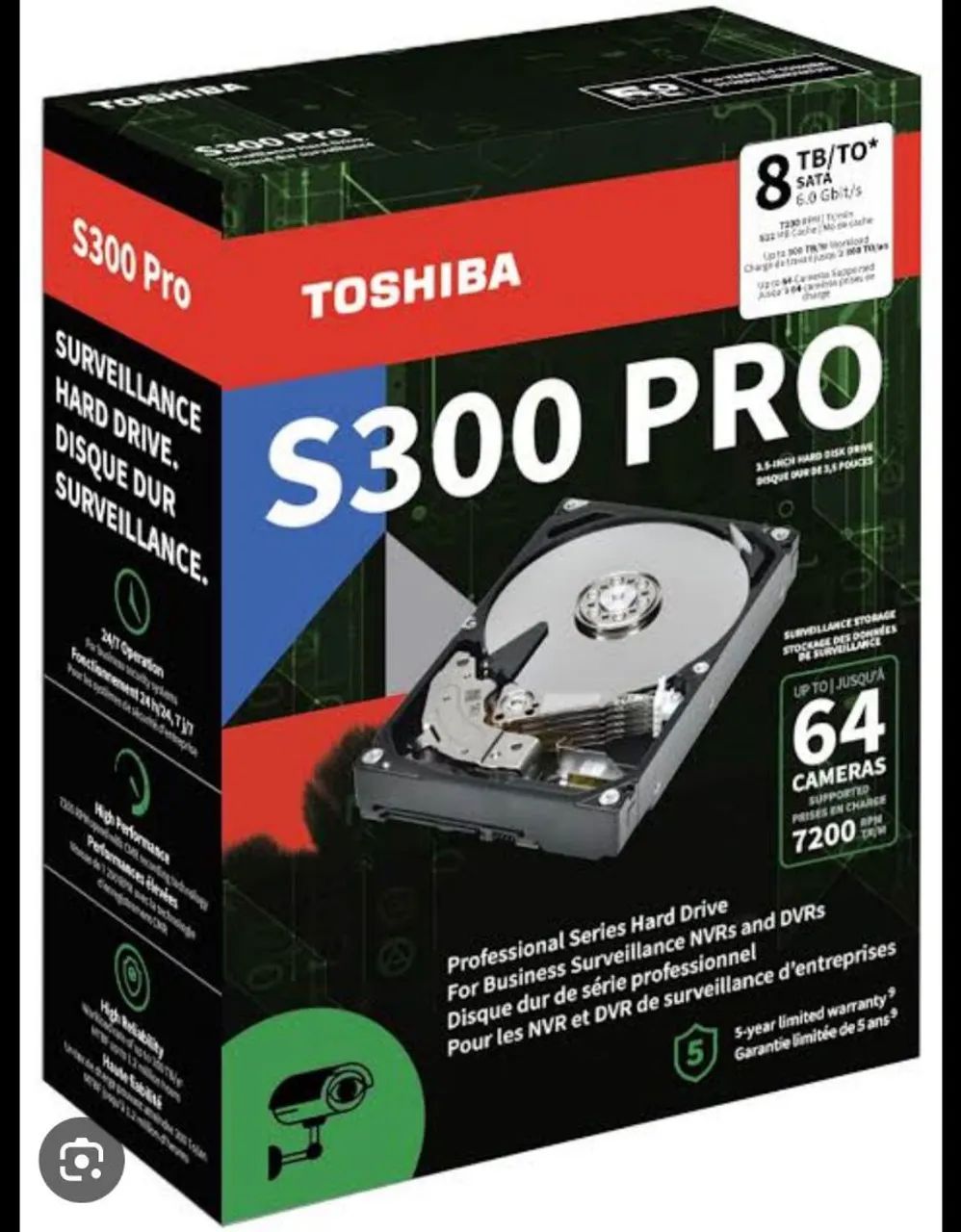 HD Toshiba S 300 pro - Armazenamento - Acaracuzinho, Maracanaú