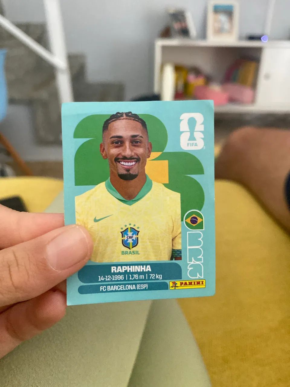 Figurinha do raphinha