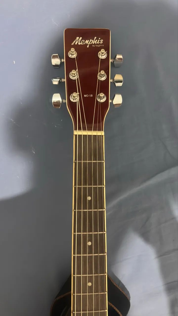 VIOLÃO FOLK ELÉTRICO MEMPHIS BY TAGIMA - Foto 2