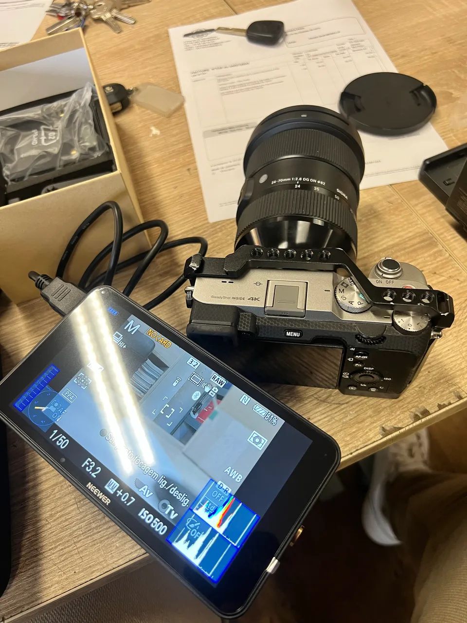 Sony A7c com acess órios - Foto 2