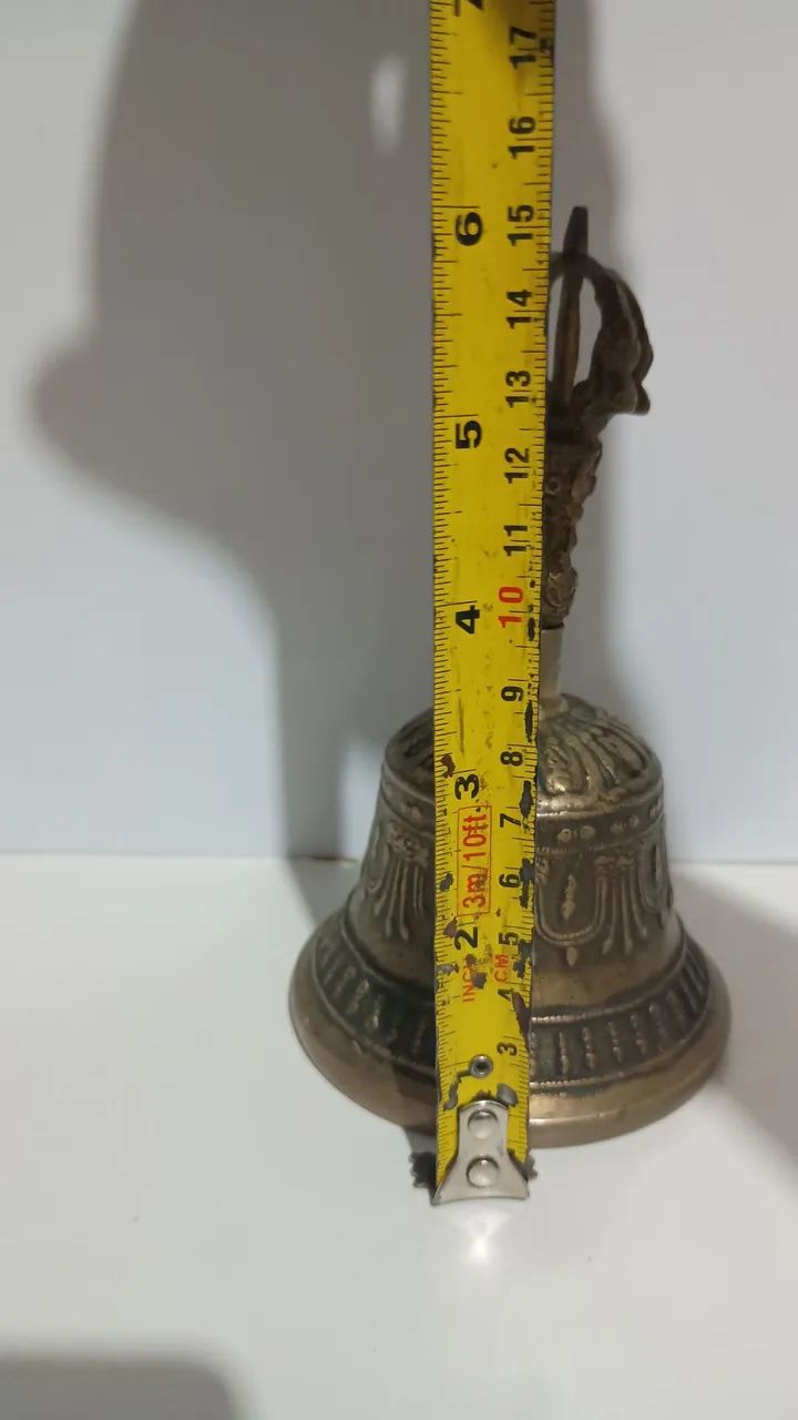Sino tibetano de bronze tamanho médio - 15x9 cm - Foto 4