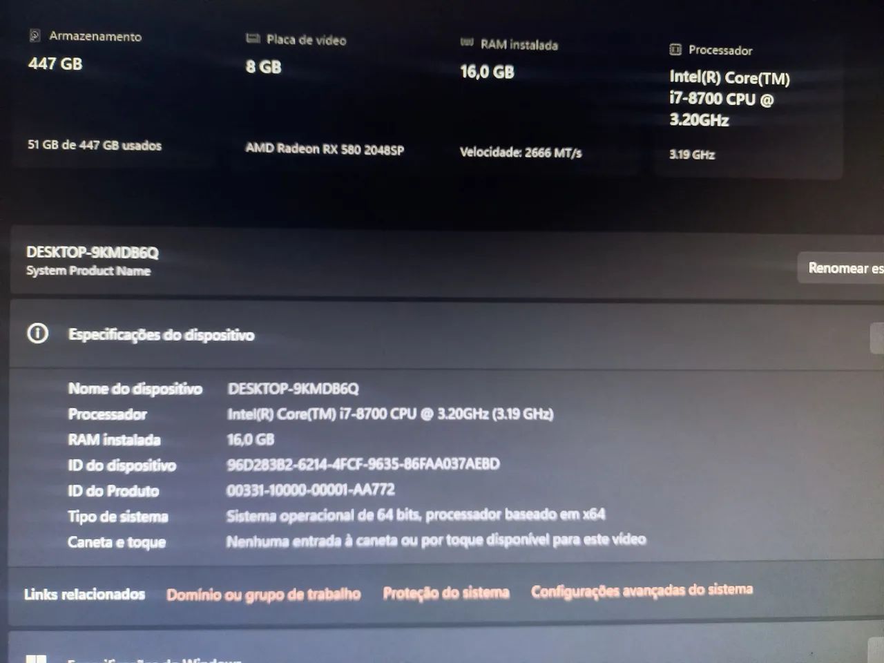 Pc gamer i7 8700 - Foto 4