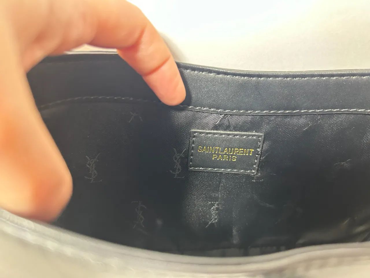 Bolsa tote YSL preta  - Foto 5