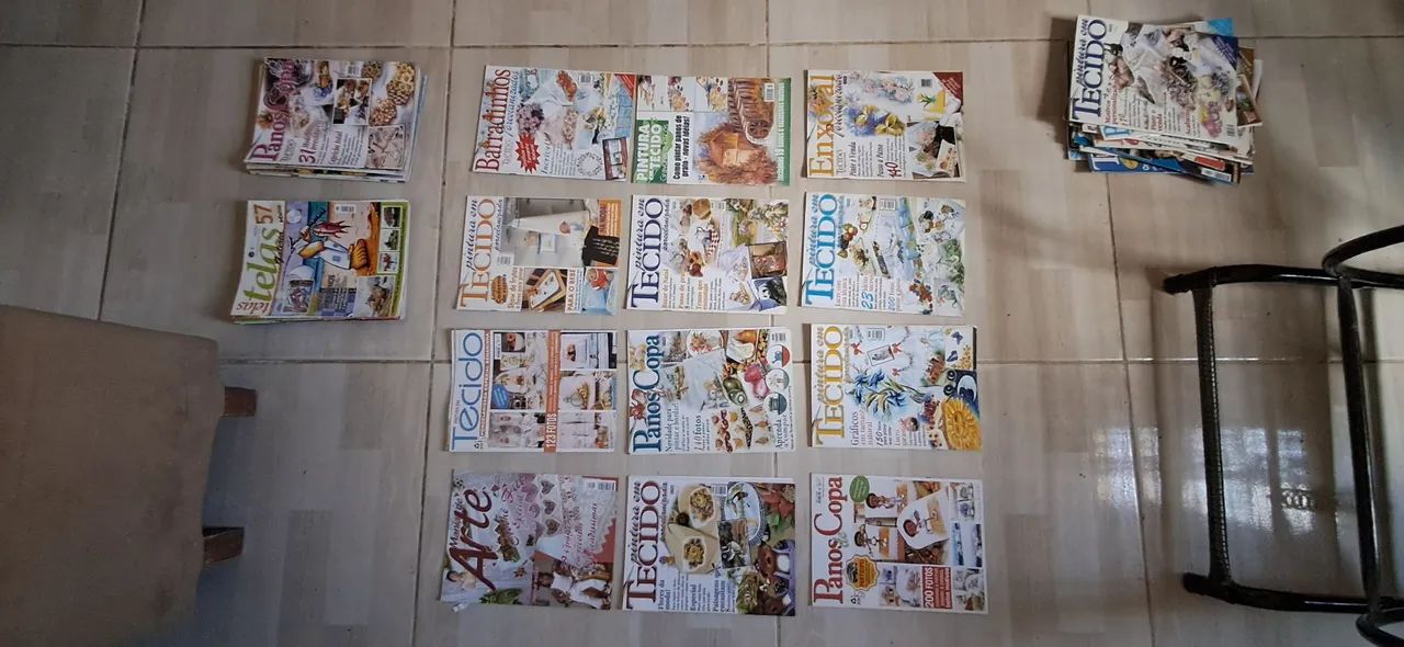 Revista de pinturas e tecido e artes - Foto 5
