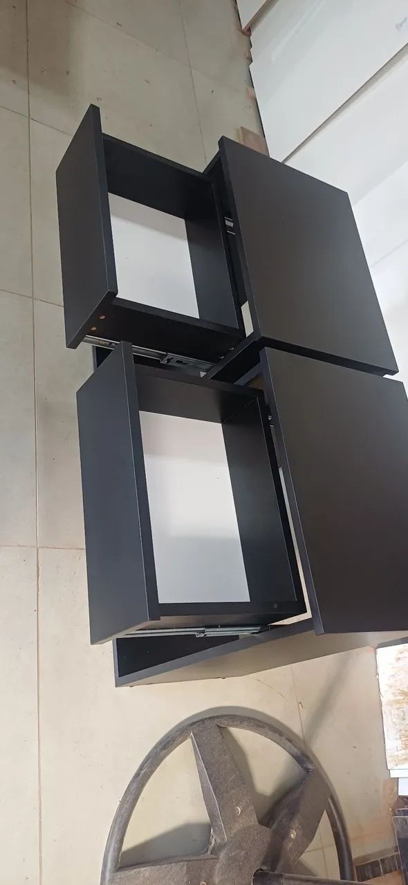 Criado mudo PRETO em mdf  - Foto 4