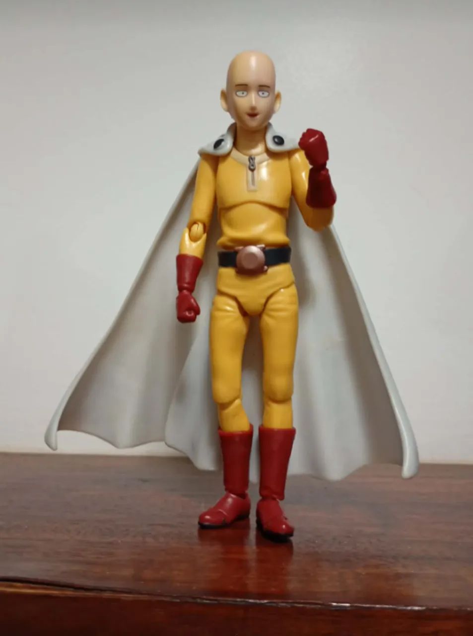 saitama figma bootleg anime one punch man action figure saitama boneco - Foto 2