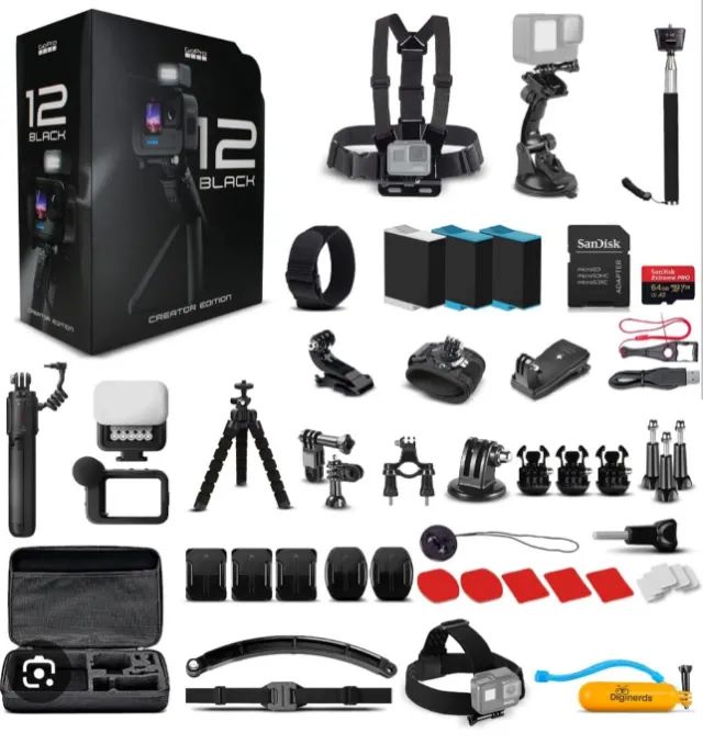 Gopro Hero12 Black - Câmera De Ação À Prova D'água