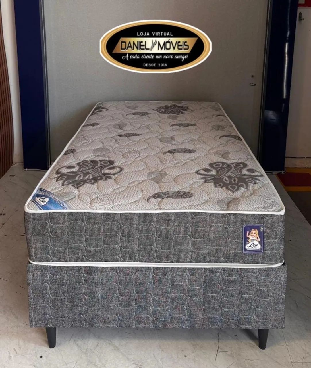 Cama box solteiro 