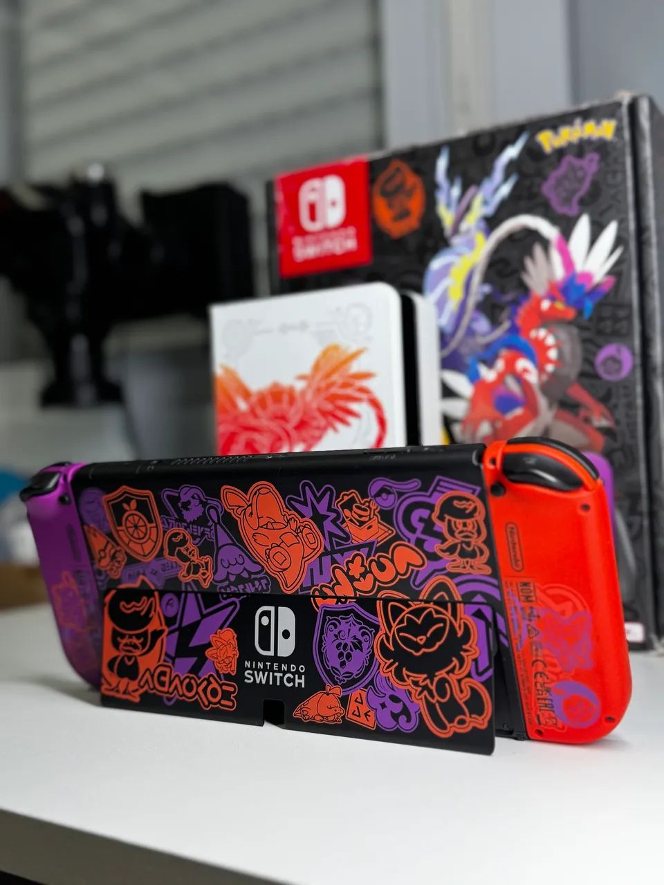 Nintendo switch OLED Pokémon Scarlet and Violet DESBLOQUEADO - Foto 3