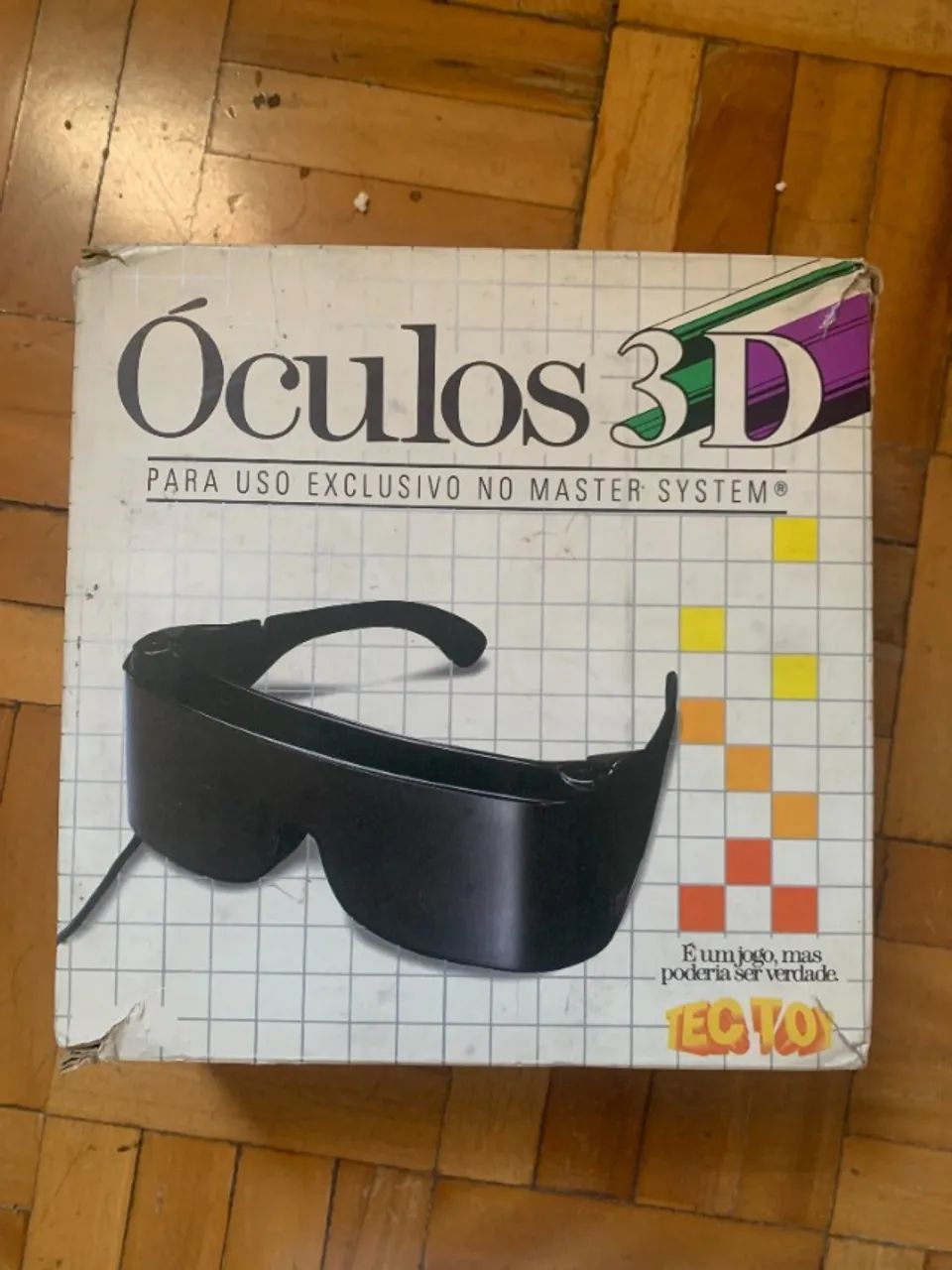 Óculos 3D Master System - SEGA  (na caixa) - Foto 2