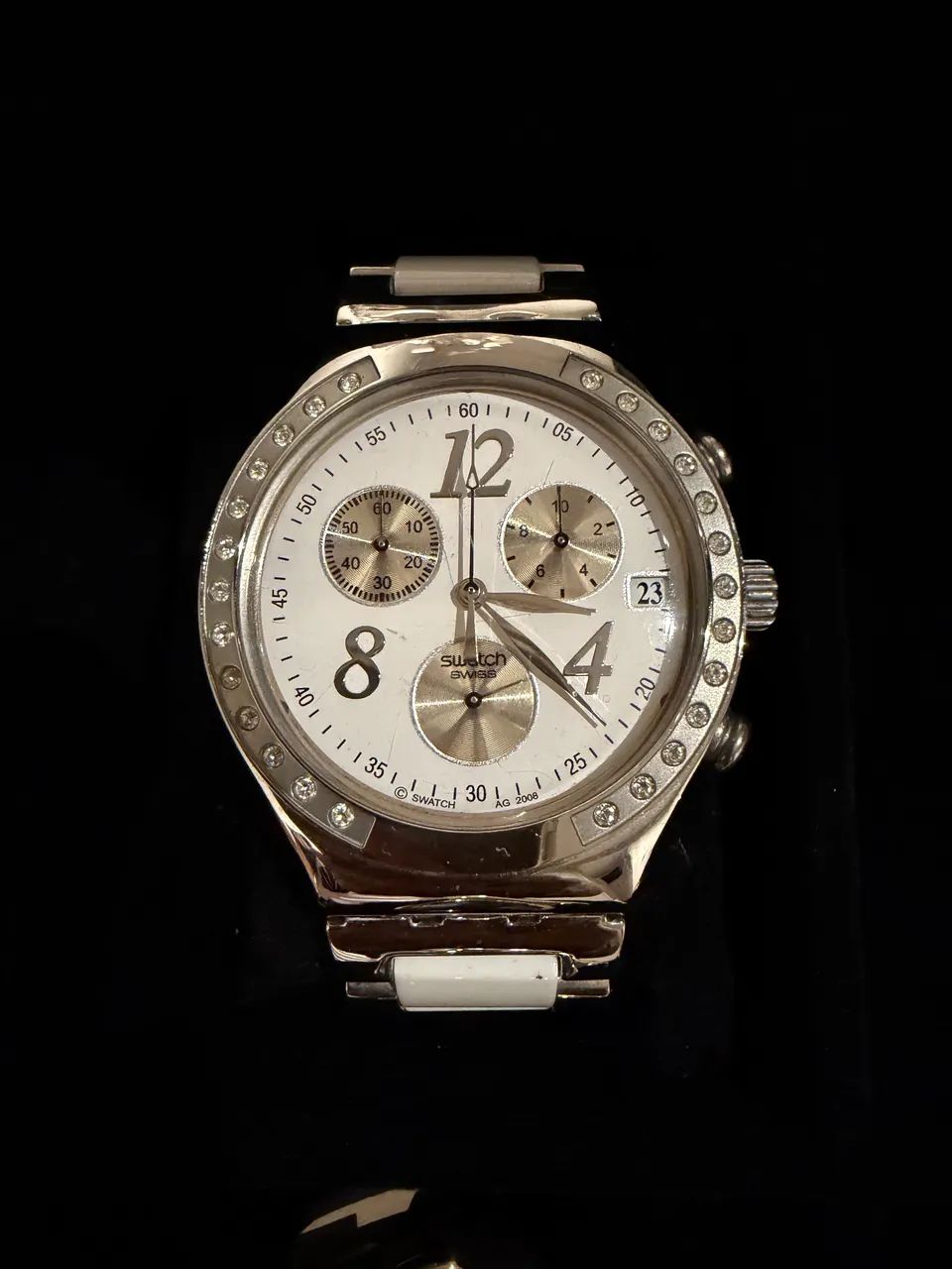  Swatch Irony Diaphane Branco ORIGINAL 