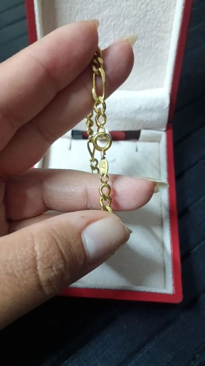 Pulseira banhada a ouro 18 k  - Foto 4