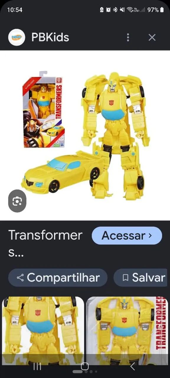 Transformers bumblebee authentic charger hasbro - Foto 3