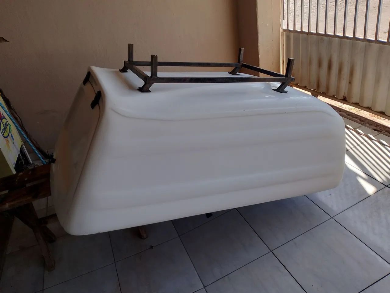 Capota de fibra da Saveiro cabine simples 