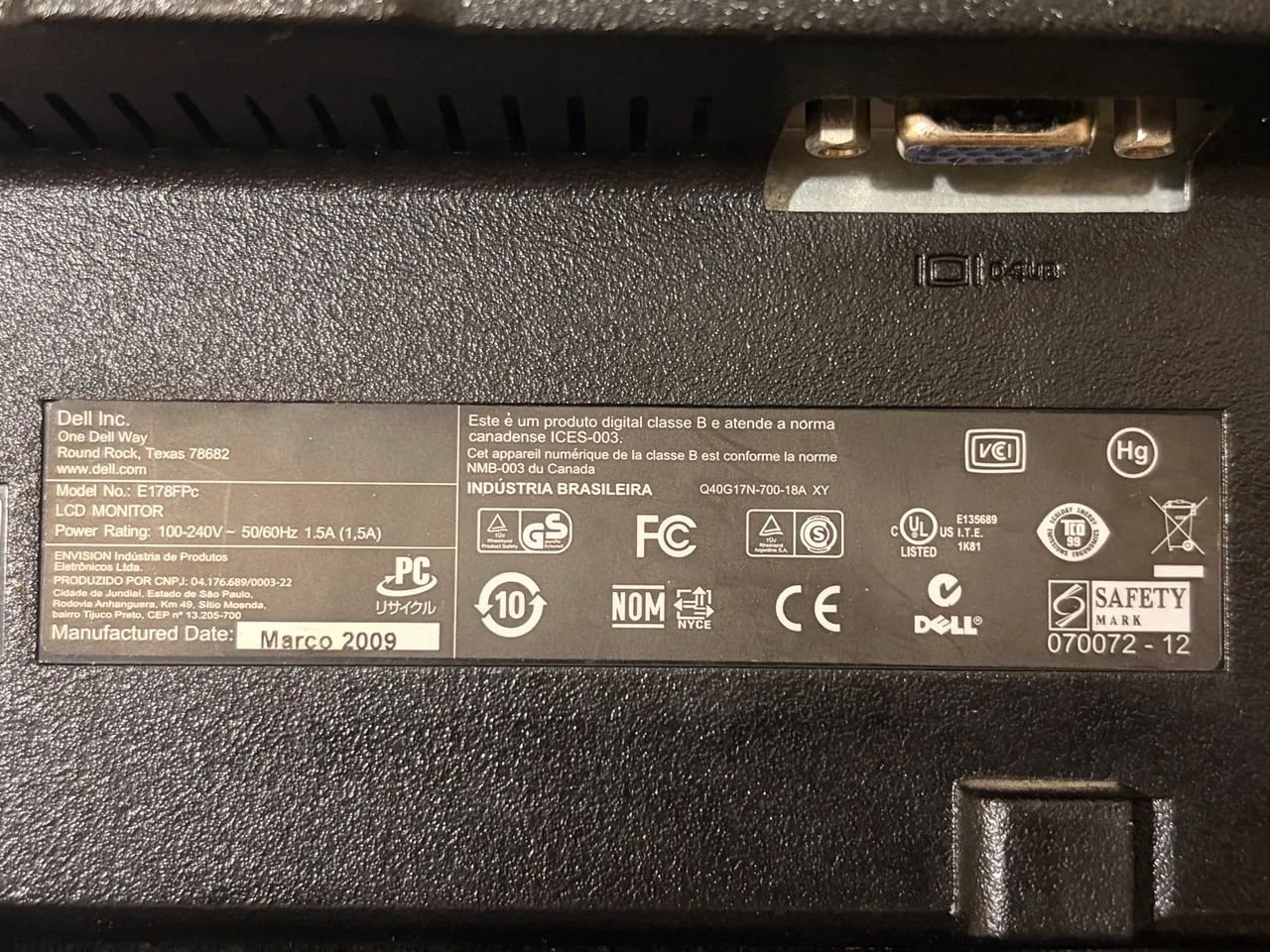 Monitor Dell 15.7 polegadas 60hz - Foto 2