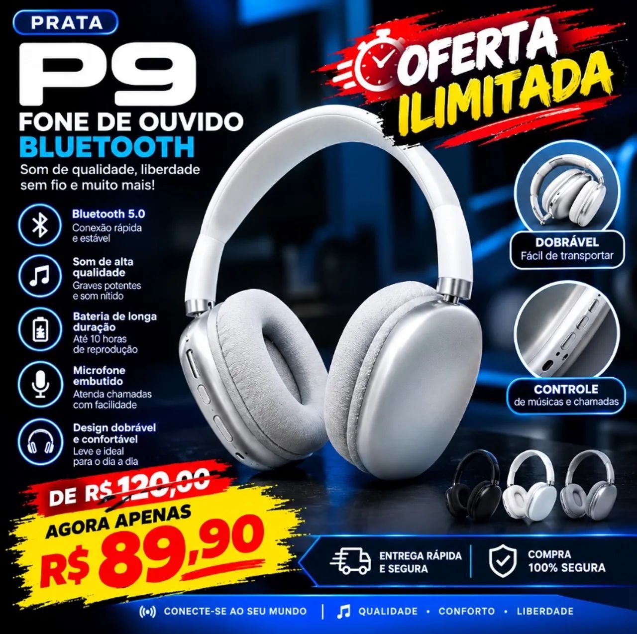 Fone Bluetooth 