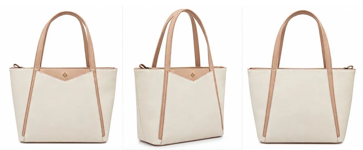 Off-white rosado / BOLSA OFF WHITE ROSADO CAPODARTE. - Foto 3
