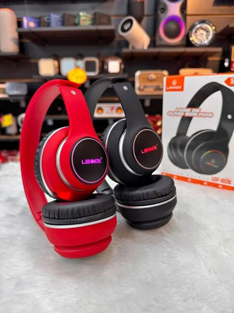 Fone de ouvido Bluetooth Headphone