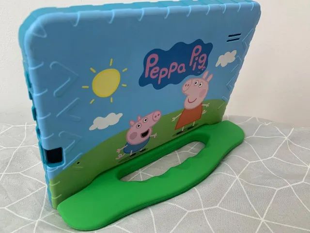 Tablet Infantil Peppa Pig com Controle Parental 4GB RAM + 64GB + Tela 7 pol + Case