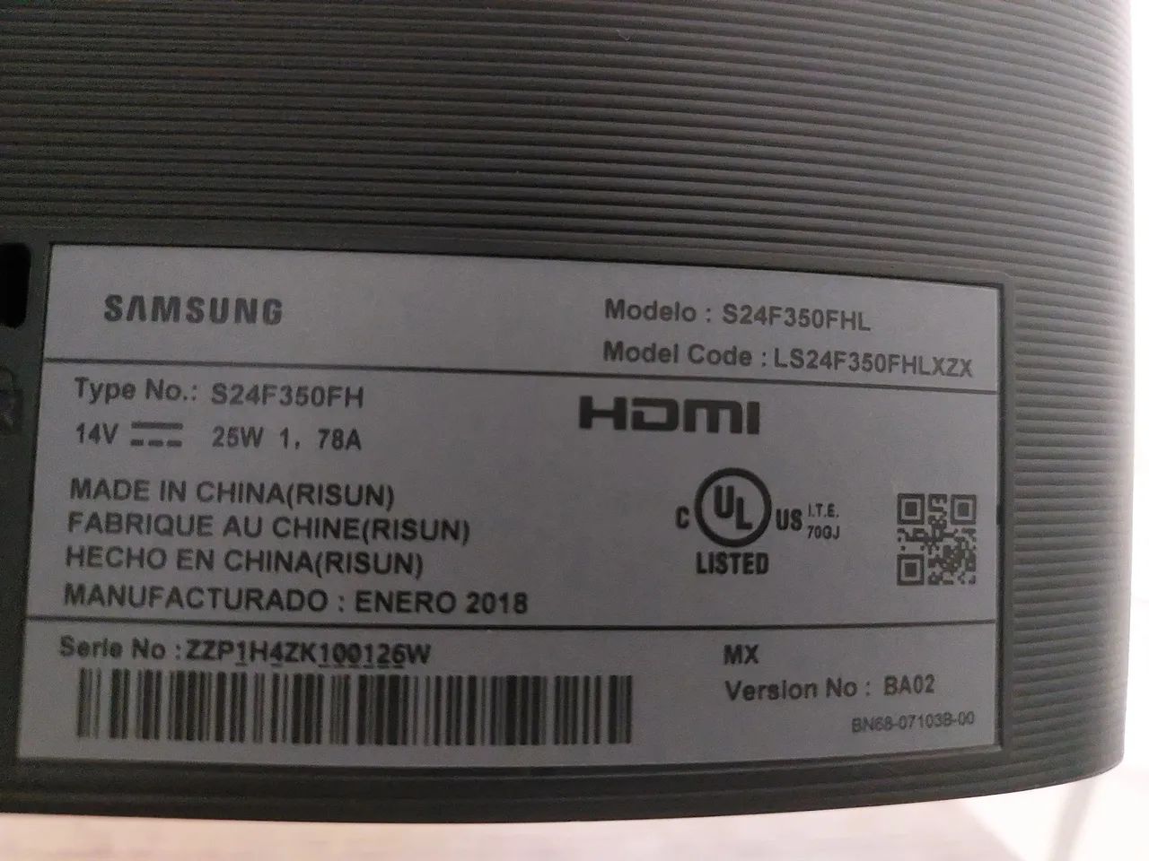 Monitor Samsung 24 polegadas 1080p Free Sync *Leia a discrição* - Foto 2