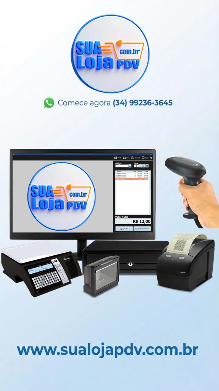 Sistema PDV Completo para Lojas, Bares e Restaurantes
