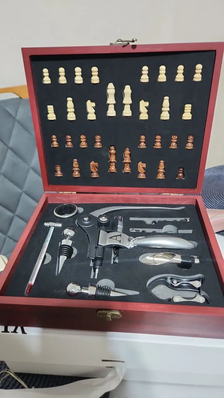 Jogo Xadrex + Kit Vinho - Foto 2