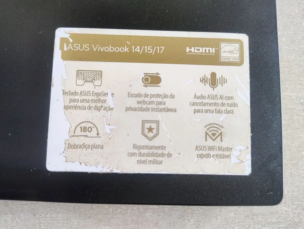 NOTEBOOK ASUS VIVOBOOK CORE i5 12ª GERAÇÃO - ESTADO DE NOVO