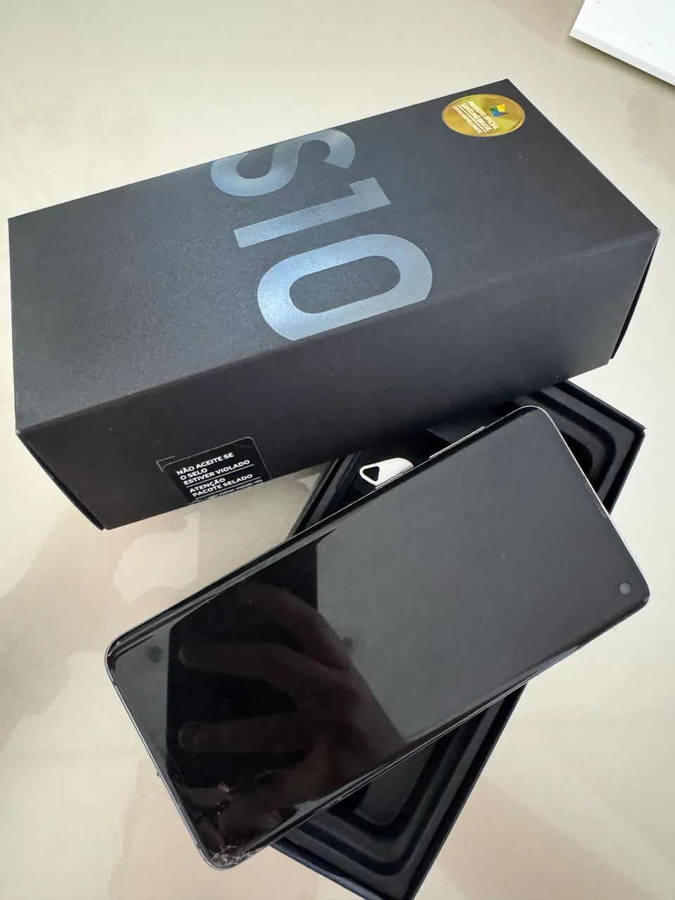 Samsung Galaxy S10 128gb - display queimado 