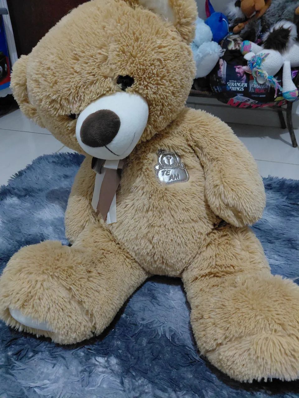 Urso de pelúcia bege