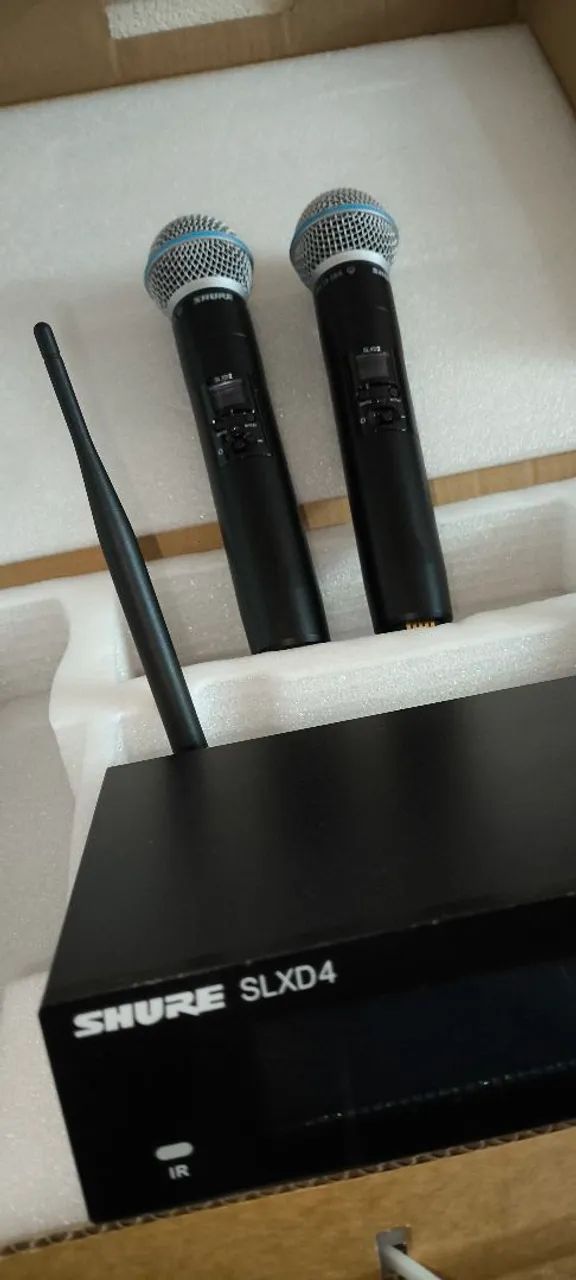 MICROFONE SHURE SLXD DUPLO  - Foto 3