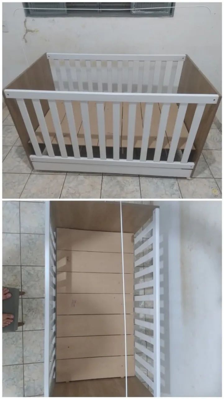 BERÇO COM COLCHÃO 