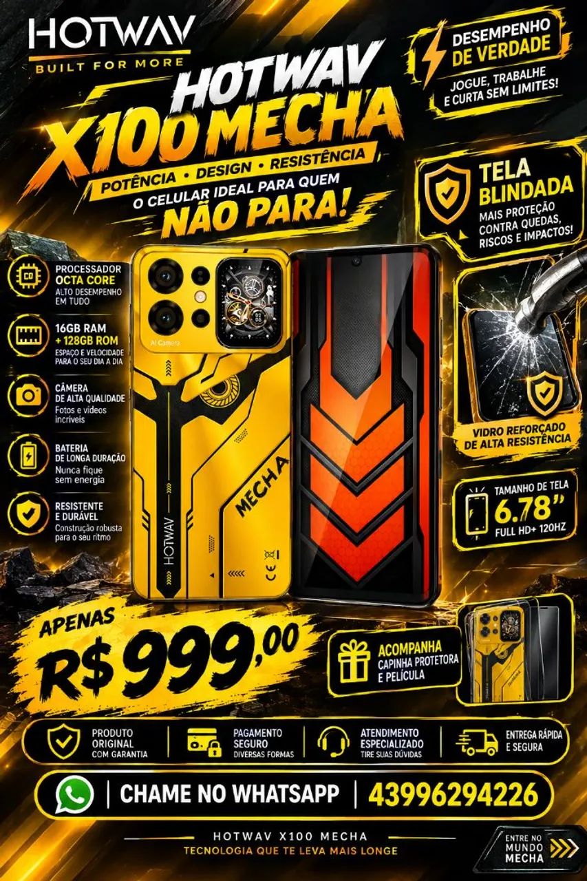 Celular hotwav lançamento novo