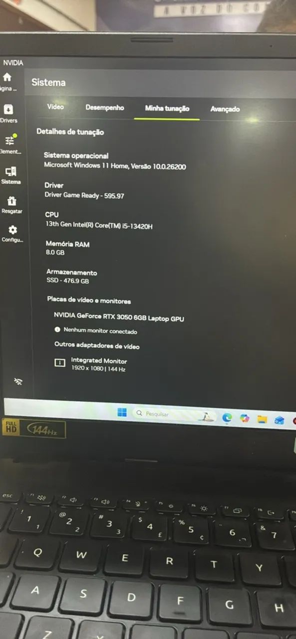 Notebook gamer Acer nitro V15 - Foto 4