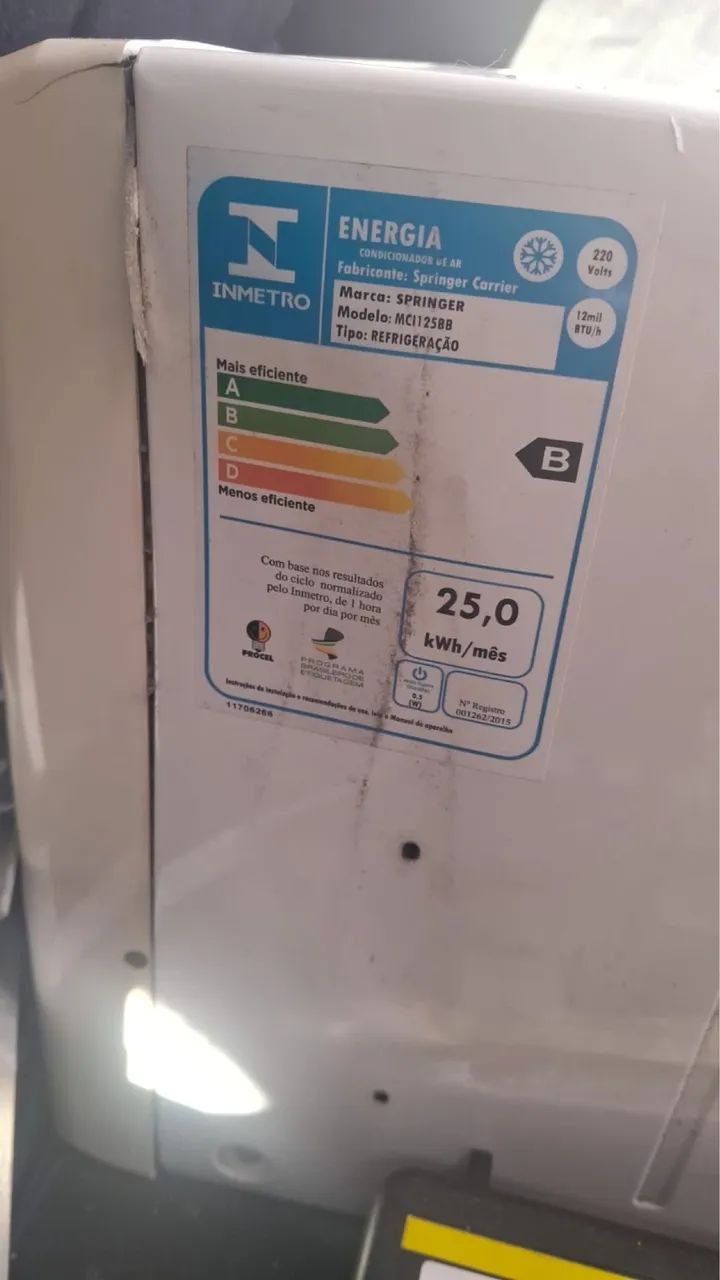 Ar condicionado 12.000 btus 