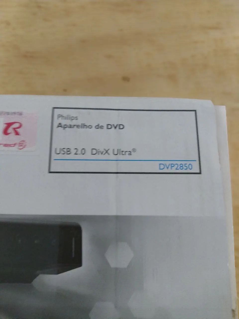 DVD Player Philips DVP2850 USB DivX - Funciona + Controle Remoto - Foto 2
