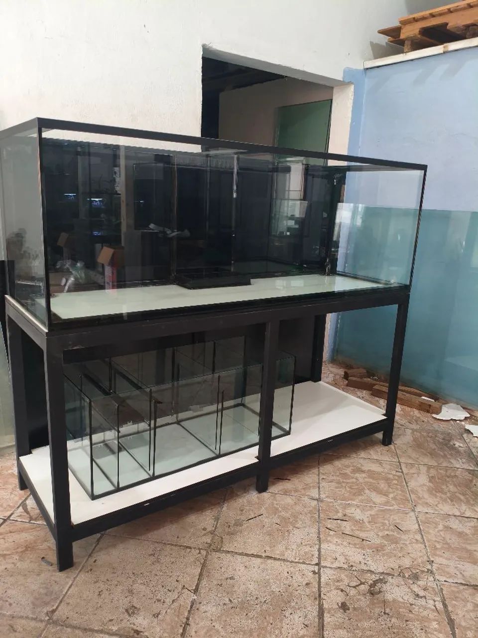 Aquário 840 litros com base e sump 