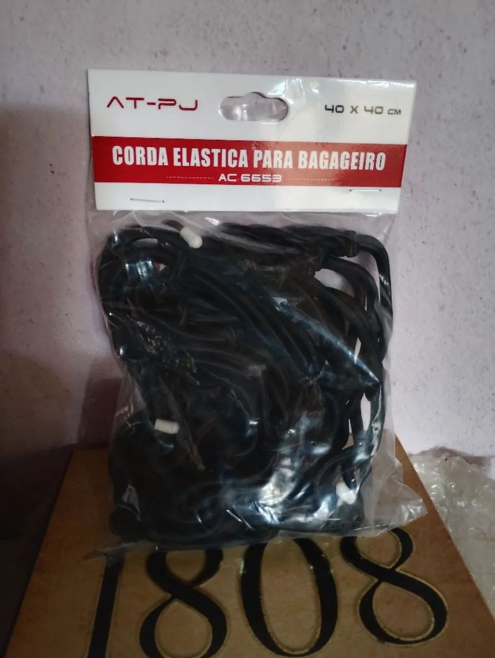 Corda Elástica para Bagageiro - 40x40 cm - Foto 4