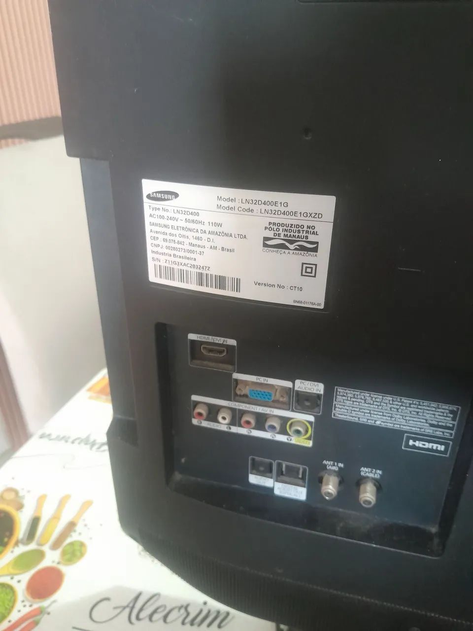 Tv Samsung 32 pra retirar peças  - Foto 3