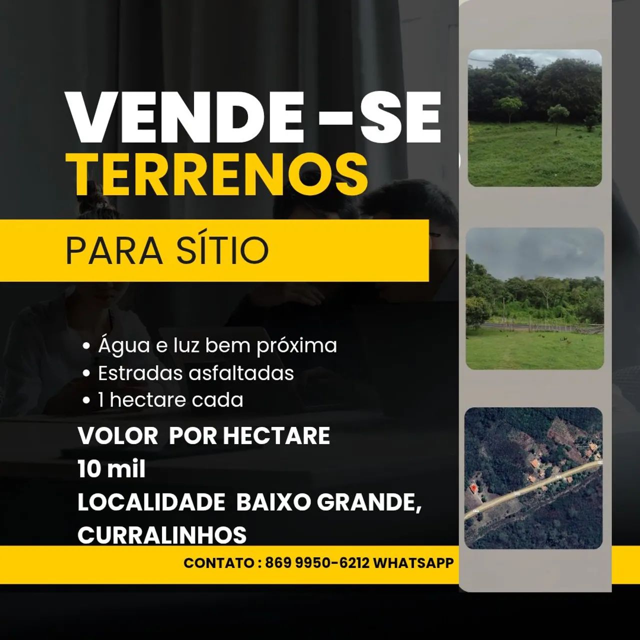 Vendo terrenos para sítio 
