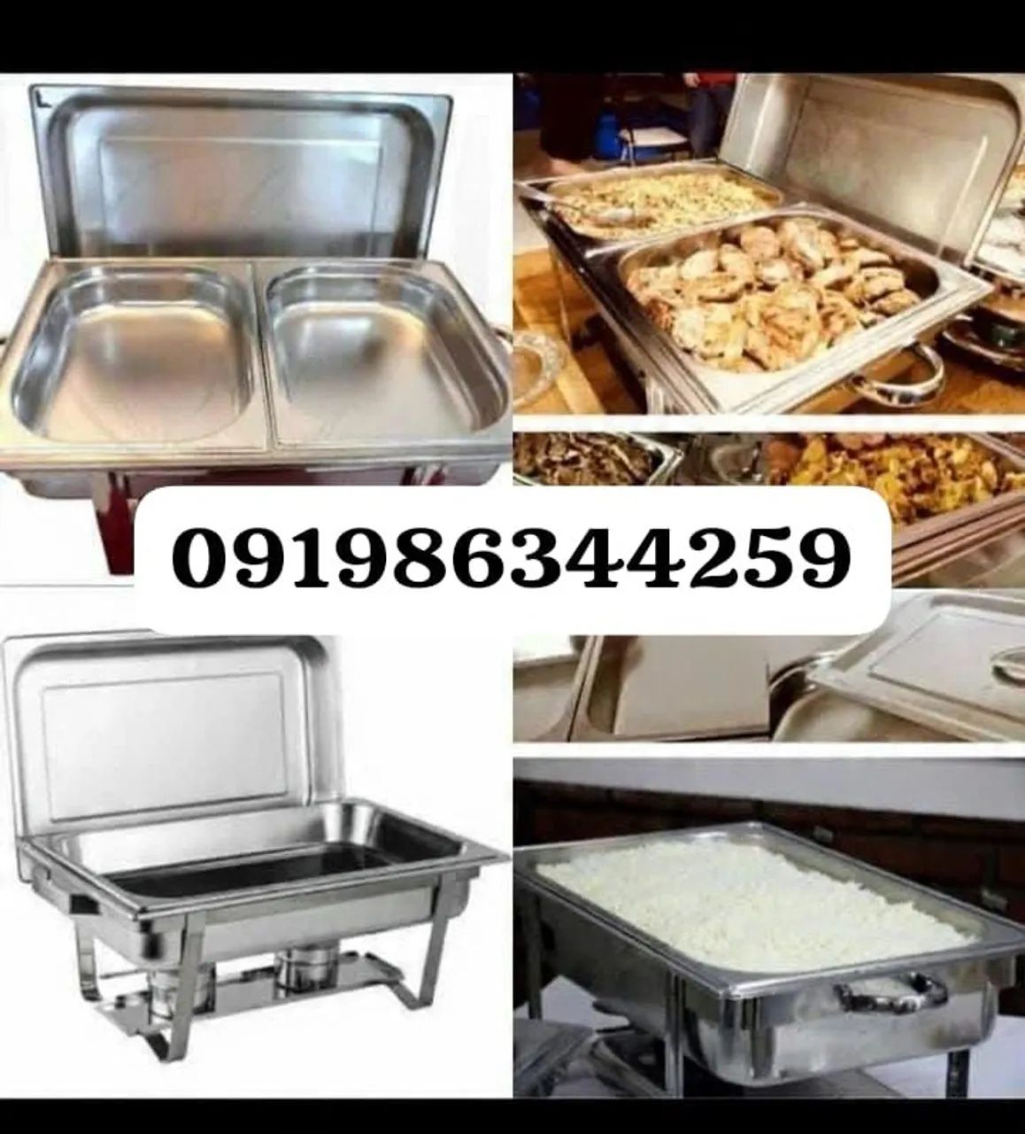 Locação ou aluguel de réchaud e toalhas de mesa 