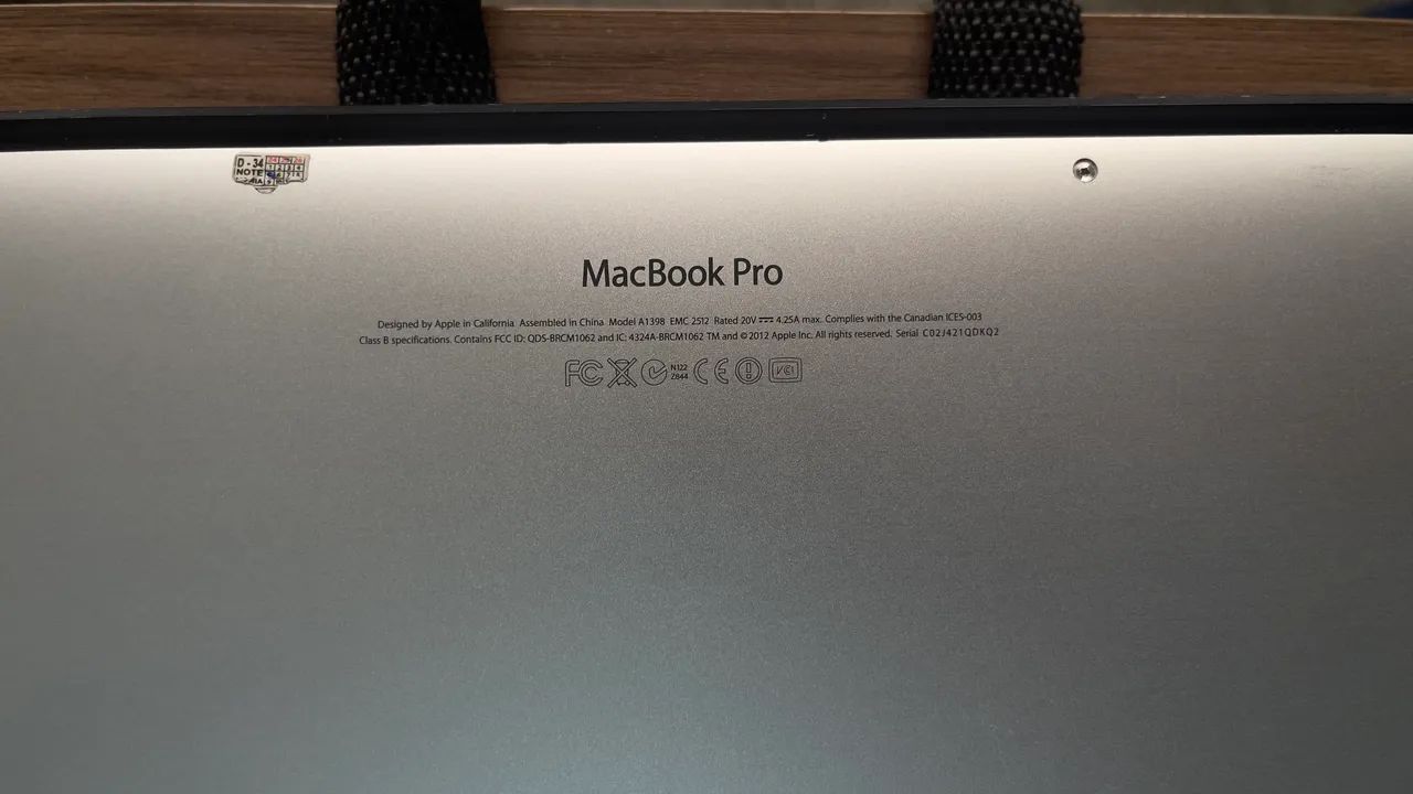 MacBook Pro 2012 15?