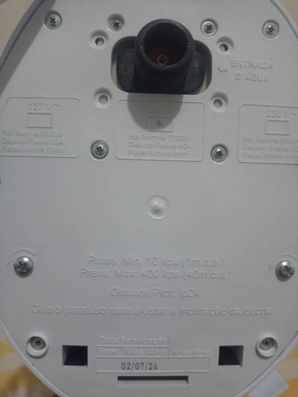 Ducha eletrônica óptima turbo Zagonel  - Foto 4