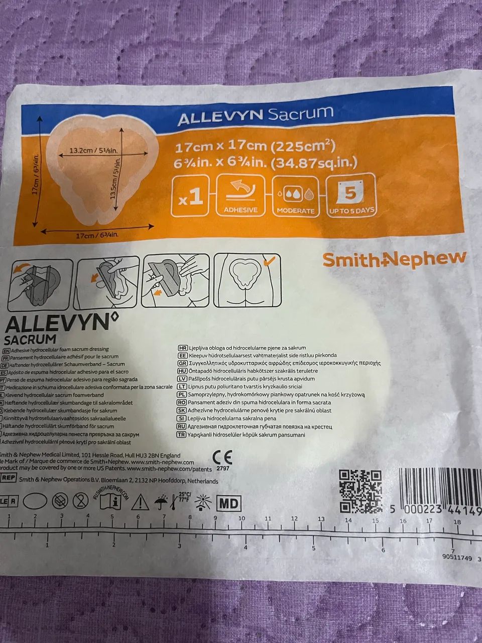 Allevyn sacrum e life 