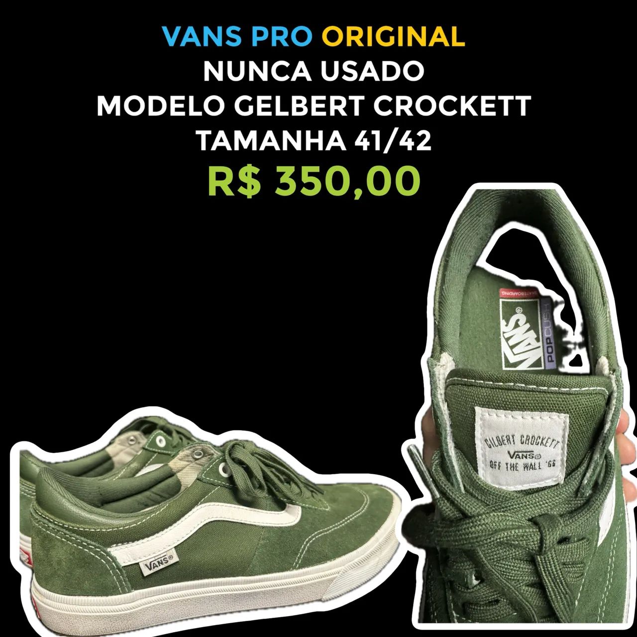 TÊNIS VANS PRO ORIGINAL NOVO