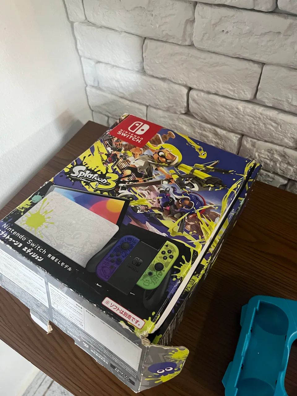 Nintendo Switch Oled Splatoon Desbloqueado - Foto 2